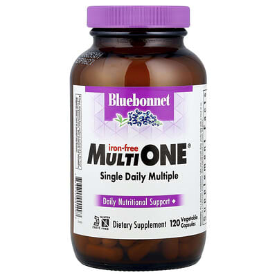 MultiONE®, Single Daily Multiple, Iron-Free, 120 Vegetable Capsules