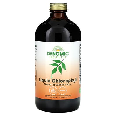 Жидкий хлорофилл Natural Spearmint, 16 fl oz (473 ml)