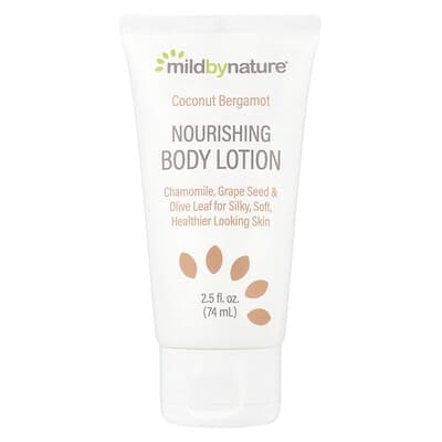 Nourishing Body Lotion, Coconut Bergamot, 2.5 fl oz (74 ml)