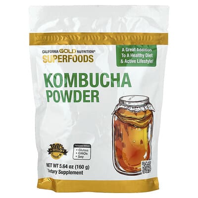 Комбуча в порошке Superfoods Unflavored, 5.64 oz (160 g)