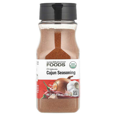 California Gold Nutrition Органическая приправа Cajun 130 g