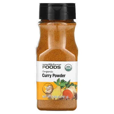California Gold Nutrition, органический порошок карри, 5.68 oz (161 g)
