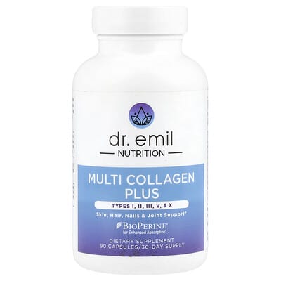 Multi Collagen Plus, Types I, II, III, V, & X, 90 капсул