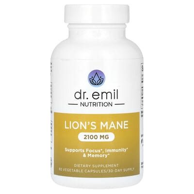 Ежовик гребенчатый Dr. Emil Nutrition, 90 растительных капсул