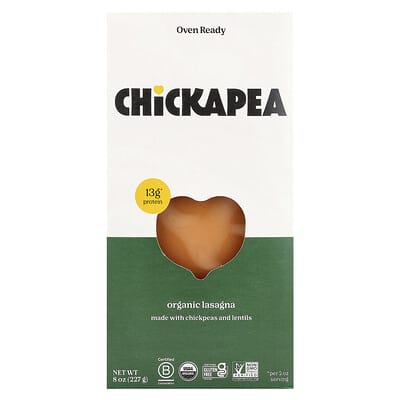 Лазанья органическая Chickapea Organic Lasagna, 8 oz (227 g)