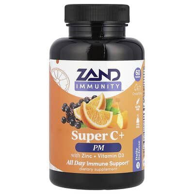 Immunity, Super C+ PM, With Zinc/Vitamin D3, 60 Tablets