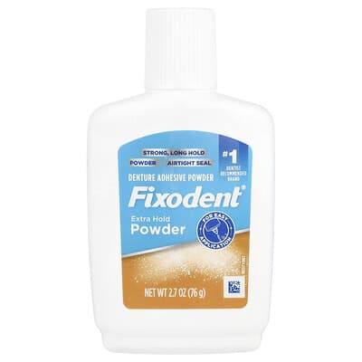 Порошок для фиксации протезов, Extra Hold, 2.7 oz (76 g)