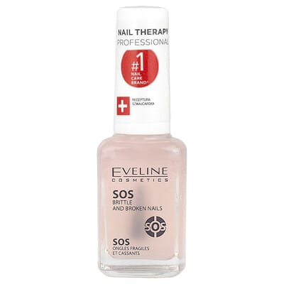 SOS средство для ломких и поврежденных ногтей, 0.42 fl oz (12 ml)