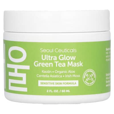 Маска для лица с зеленым чаем Ultra Glow, 2 fl oz (60 ml)