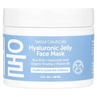 SeoulCeuticals Гиалуроновая маска для лица Jelly Beauty, 2 fl oz (60 ml)
