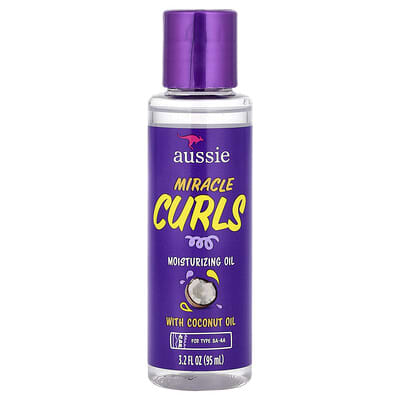Miracle Curls, увлажняющее масло с кокосовым маслом, 3.2 fl oz (95 ml)