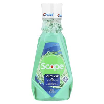 Scope®, Outlast™, ополаскиватель для рта, свежая мята, 16.9 fl oz (500 ml)