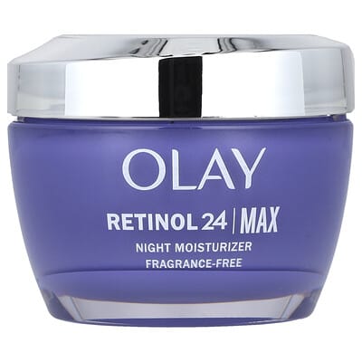 Olay Retinol 24, ночной увлажняющий крем, без отдушек, 1.7 oz (48 g)