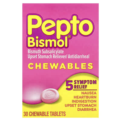 Pepto Bismol® жевательные таблетки, 30 шт.
