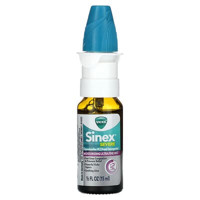 Sinex Severe увлажняющий нано-спрей, 0.5 fl oz (15 ml)