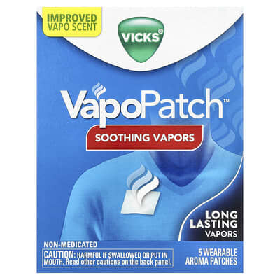 VapoPatch™ успокаивающие ароматические пластыри, 5 шт.