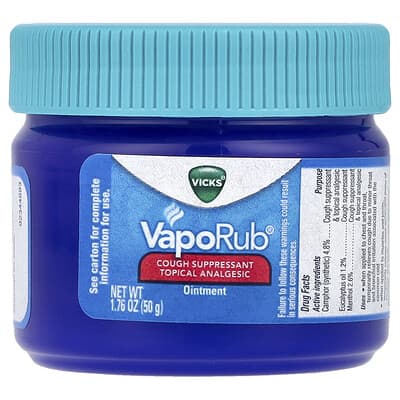 VapoRub®, мазь для облегчения кашля, 1.76 oz (50 g)
