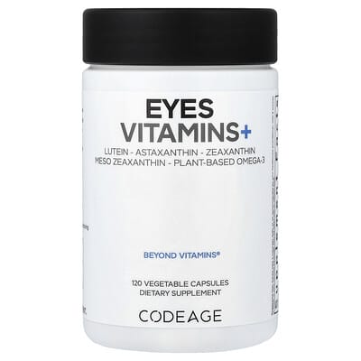 Codeage Eyes Vitamins+, 120 вегетарианских капсул