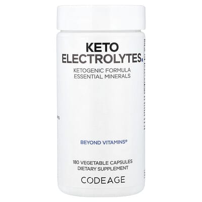 Keto Electrolytes, 180 вегетарианских капсул