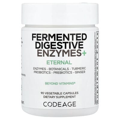Fermented Digestive Enzymes+, 90 растительных капсул