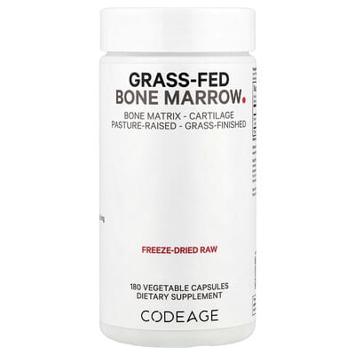 Костный мозг Grass-Fed, 180 вегетарианских капсул