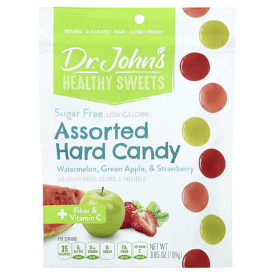 Леденцы Dr. John's Healthy Sweets Assorted Hard Candy