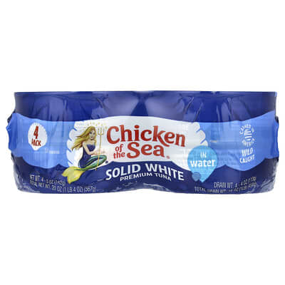 Chicken of the Sea Тунец в воде, 4 шт. по 5 oz (142 g)