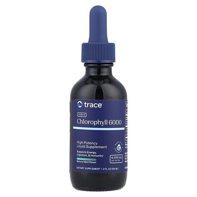 Ионный хлорофилл 6000, натуральная мята, 2 fl oz (59 мл)