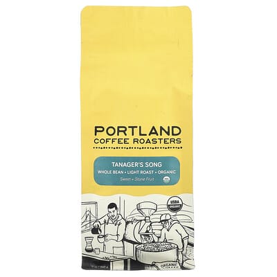 Organic Coffee, Whole Bean, Light Roast, Tanager's Song, 12 oz (340 g)