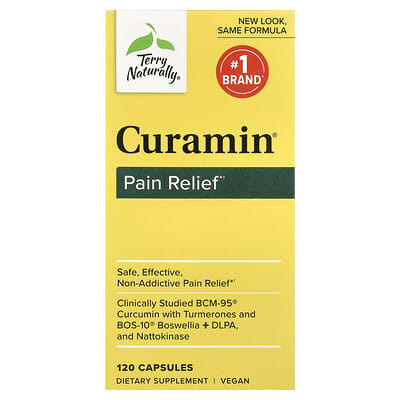 Curamin®, для облегчения боли, 120 капсул