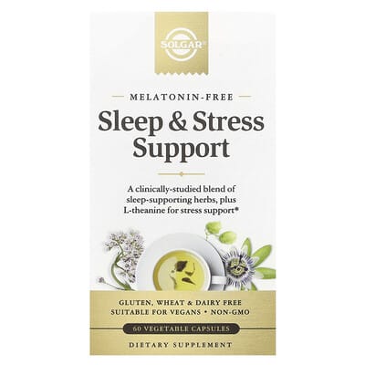 Sleep & Stress Support, 60 растительных капсул