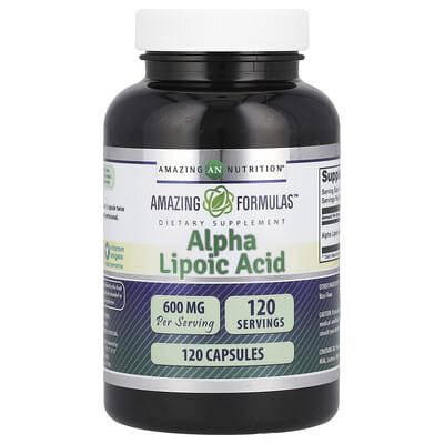 Альфа-липоевая кислота, 600 mg, 120 капсул