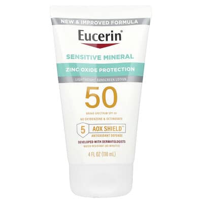 Sensitive Mineral, Lightweight Sunscreen Lotion, SPF 50, 4 fl oz (118 ml)