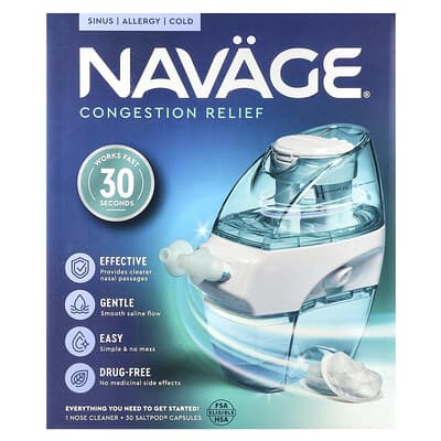Navage набор для очистки носа, стартовый набор, 1 шт.