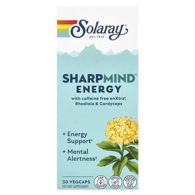 SharpMind™ Energy, 30 вегетарианских капсул