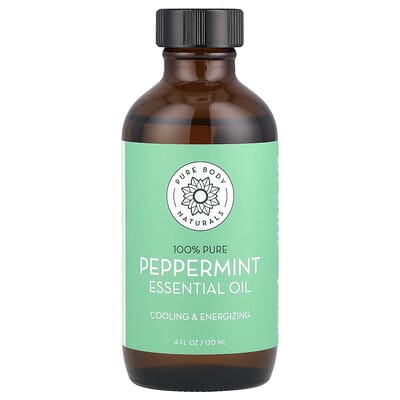Эфирное масло, перечная мята, 4 fl oz (120 ml)