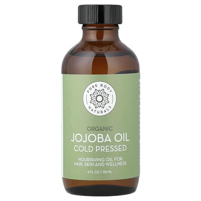 Organic Jojoba Oil, 4 fl oz (118 ml)