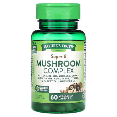 Super 8 Mushroom Complex, 60 Capsules