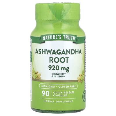 Корень ашваганды, 90 быстрорастворимых капсул (460 mg на капсулу)