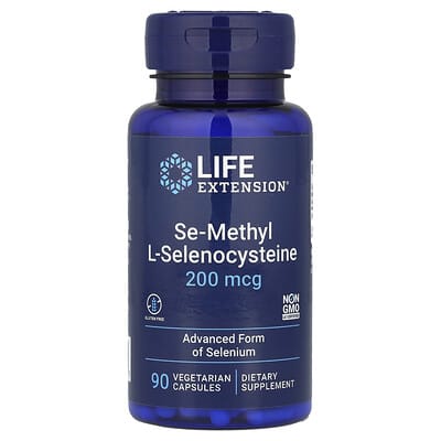 Се-метил L-селеноцистеин, 200 mcg, 90 вегетарианских капсул