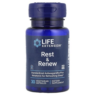 Life Extension Rest & Renew, 30 вегетарианских капсул