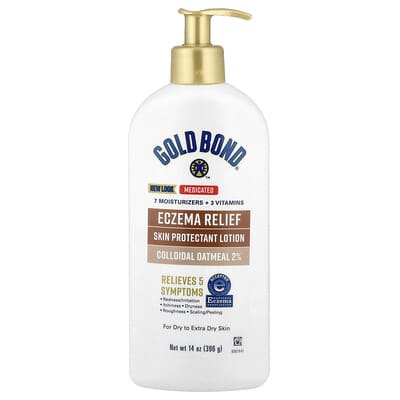 Gold Bond лечебный лосьон от экземы, для сухой и очень сухой кожи, 14 oz (396 g)