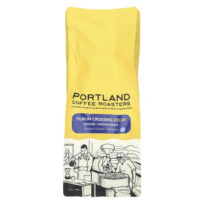 Кофе Tilikum Crossing Decaf, молотый, Medium Roast, 12 oz (340 g)