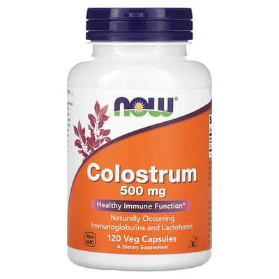Colostrum, 500 mg, 120 вегетарианских капсул