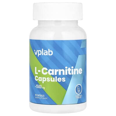 L-Carnitine, VPLab, 90 капсул (500 mg per Capsule)