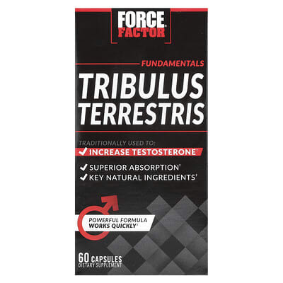 Fundamentals, Tribulus Terrestris, 60 капсул