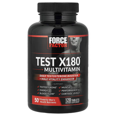 Мультивитаминный комплекс Test X180®, 120 таблеток
