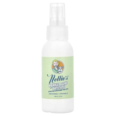 Wrinkle-B-Gone with Antistatic, Lemongrass, 3 fl oz (88 ml)
