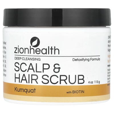 Scalp & Hair Scrub with Biotin, Kumquat, 4 oz (113 g)