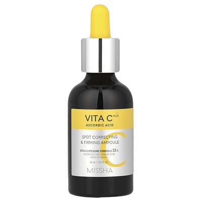 Missha Vita C Plus Ascorbic Acid, сыворотка для коррекции пятен и подтяжки кожи, 1.01 fl oz (30 ml)